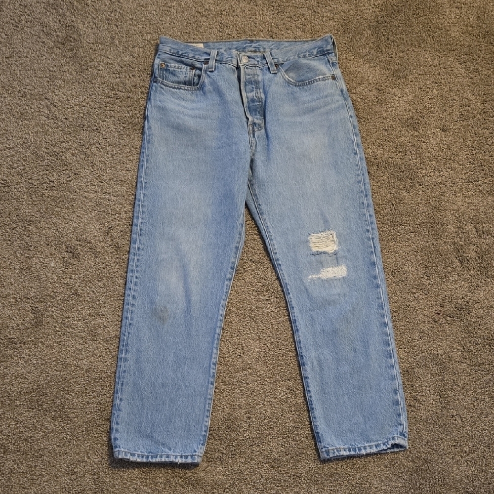 Levi Strauss Co. Classic Blue Distressed Women's Jeans